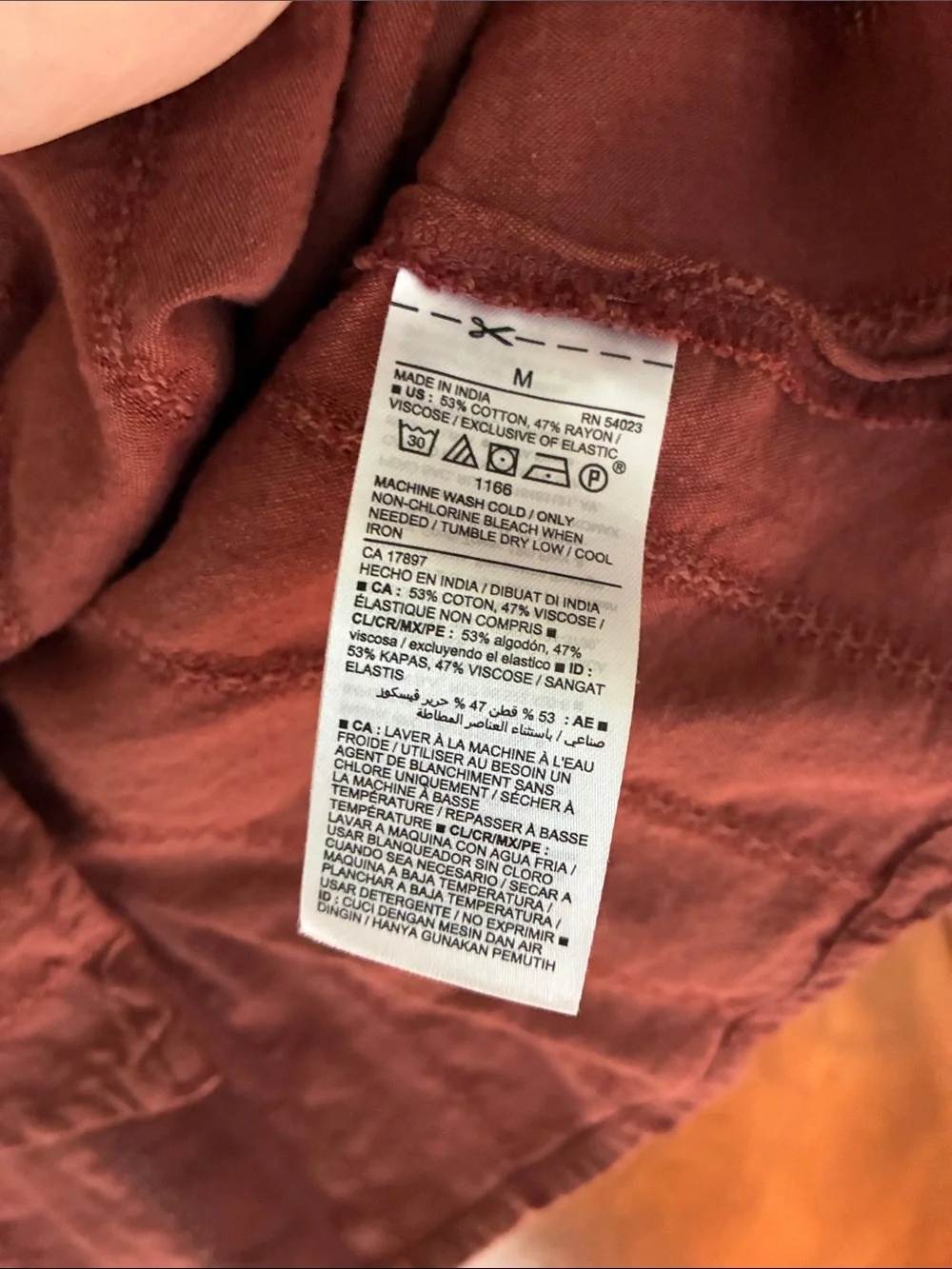 Old Navy Copper/Burnt Orange  Top M